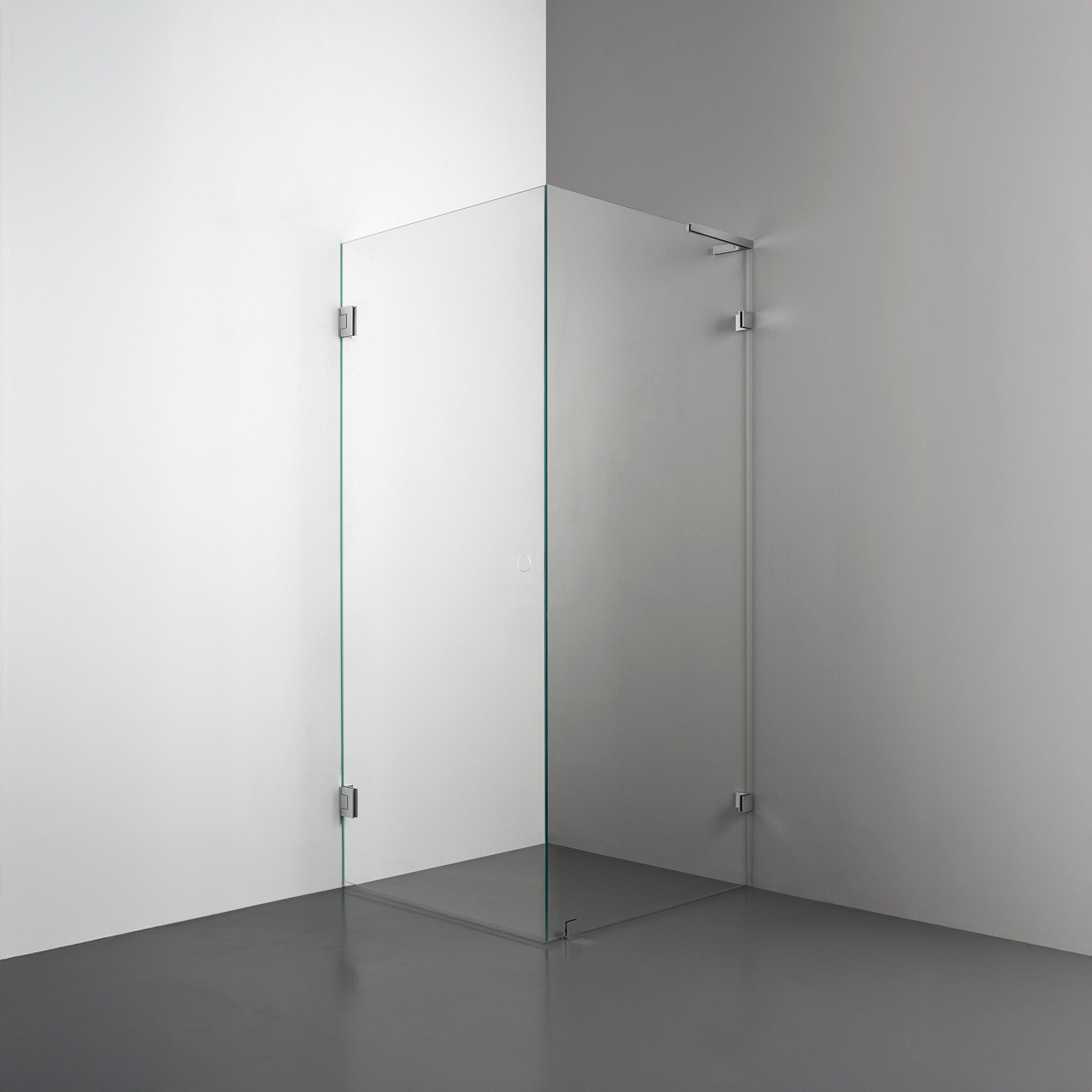 R4 Shower corner Straight door + Wall